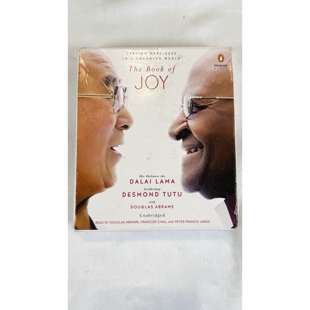 The Book of Joy Audiobook CD Dalai Lama Desmond Tutu Unabridged 8 Discs